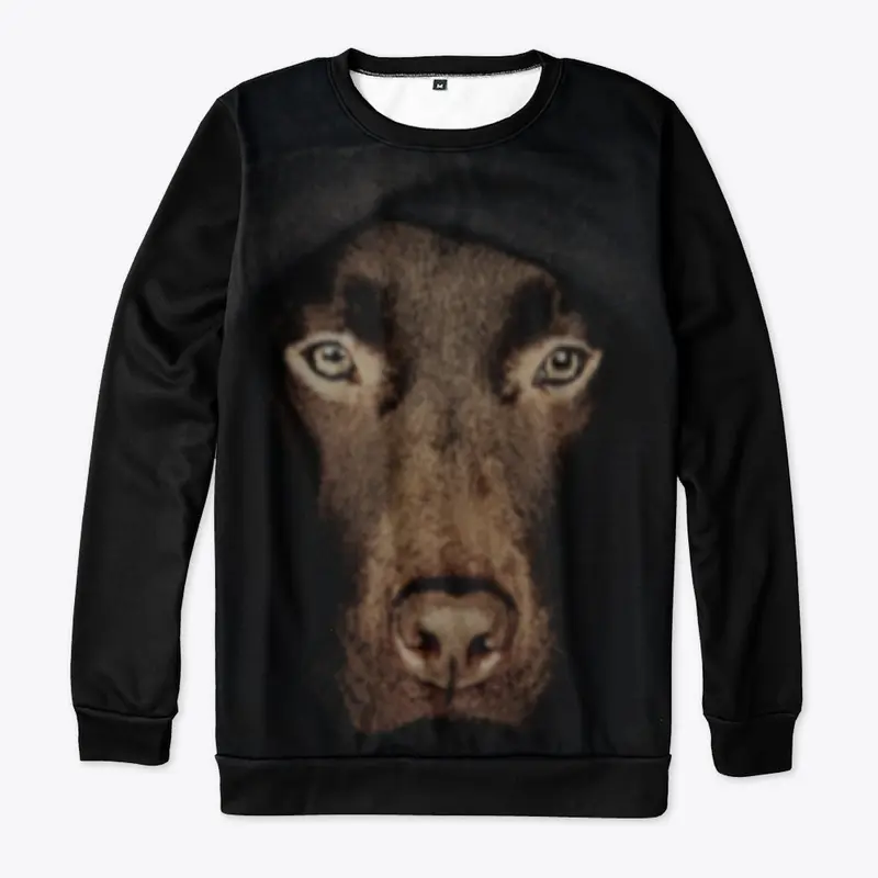 Estampado labrador en camiseta - sudader